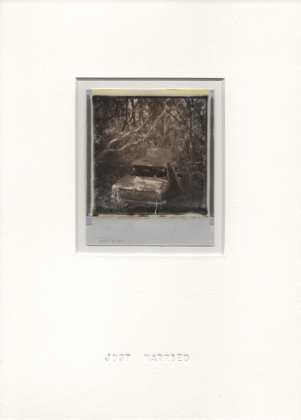 Just married #1, 2013. Polaroïd, 30 x 22 cm.