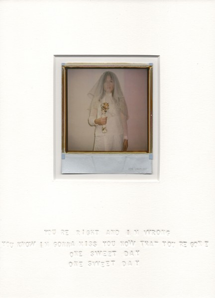 One sweet day, 2013. Polaroïd, 30 x 22 cm.