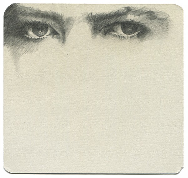 REGARD-bowie #42, 2015. Mine de plomb,14,5 x 14 cm.