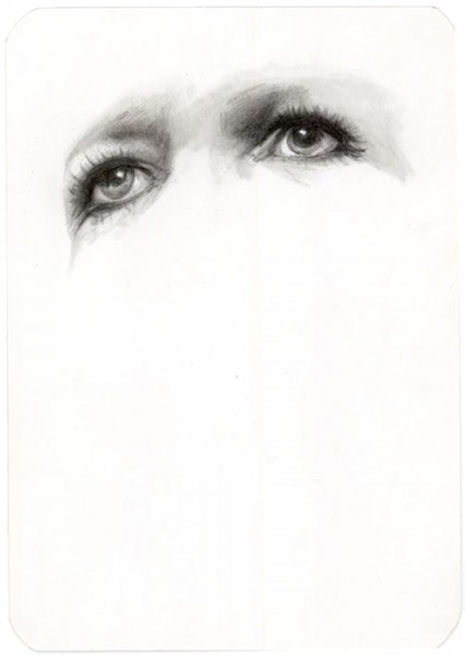 REGARD-bowie #6, 2012. Mine de plomb, 20,5 x 15 cm.