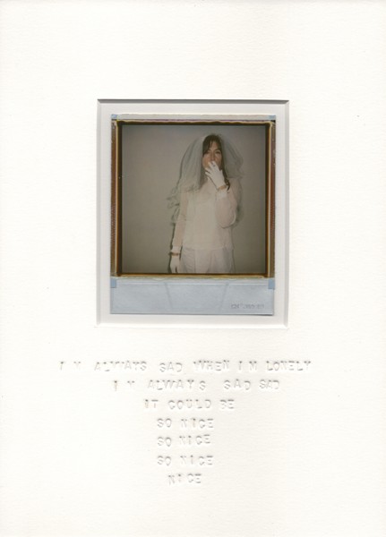 So nice, 2013. Polaroïd, 30 x 22 cm.